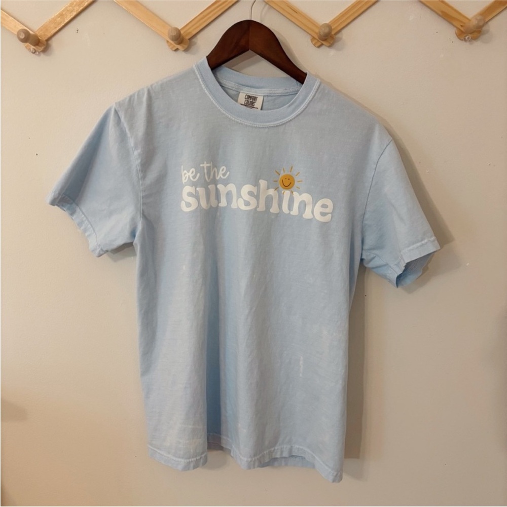 Comfort Colors - Be the Sunshine - Light Blue T-shirt